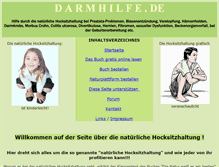 Tablet Screenshot of darmhilfe.de